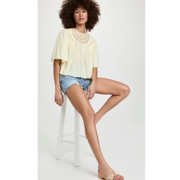 Rebecca Taylor Short Sleeve Applique Top - Picture 5 of 13